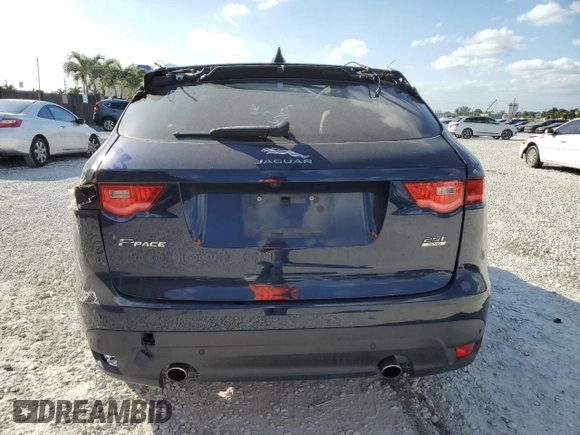 2020 Jaguar F-Pace 25t Prestige with VIN SADCK2FX0LA619322, listed as a Copart auction lot 41691755 with 46,115 mi miles and Non repairable. Bid and sale history available at DreamBid. Image 6.