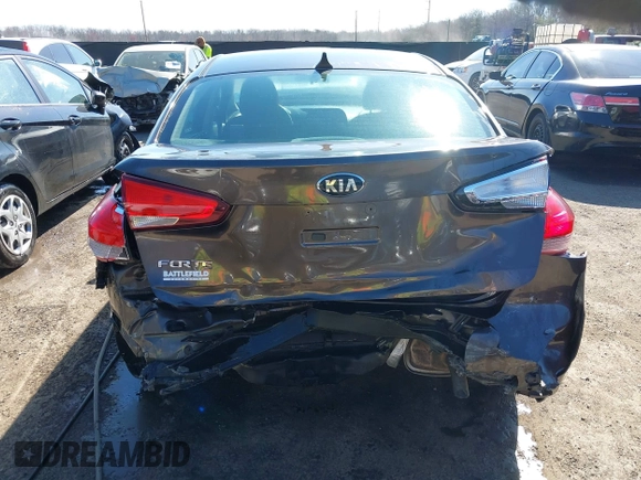2017 Kia Forte LX with VIN 3KPFK4A76HE041128, listed as a IAAI auction lot 41897924 with 46,035 mi miles. Bid and sale history available at carsss.com. Image 16.