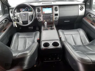 2016 Ford Expedition EL Platinum with VIN 1FMJK1MT9GEF11630, listed as a Copart auction lot 44840515 with 142,413 mi miles and Clean Title. Bid and sale history available at carsss.com. Image 8.