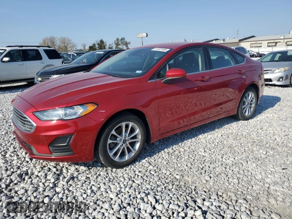 2020 Ford Fusion SE with VIN 3FA6P0HD7LR188068, listed as a Copart auction lot 51223185 with 30,321 mi miles and Salvage Title. Bid and sale history available at carsss.com. Image 1.