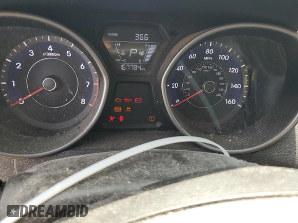 2015 Hyundai Elantra SE z VIN 5NPDH4AE2FH556513, wystawiony jako Copart lot #56348795 z przebiegiem 167 784 mil mil oraz Szkoda całkowita • Salvage title. Historia ofert i sprzedaży dostępna na DreamBid. Obrazek 9.