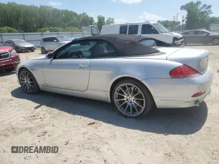 2005 BMW 6 Series 645Ci with VIN WBAEK73455B327042, listed as a Copart auction lot 55254765 with 91,389 mi miles and Clean Title. Bid and sale history available at carsss.com. Image 2.