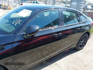 2024 Honda Civic Sedan Sport with VIN 2HGFE2F57RH551885, listed as a IAAI auction lot 41839279 with 22,410 mi miles. Bid and sale history available at carsss.com. Image 14.