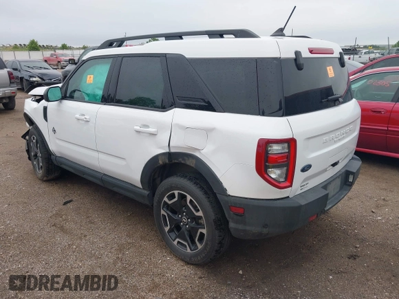 2023 Ford Bronco Sport Outer Banks with VIN 3FMCR9C6XPRE28168, listed as a IAAI auction lot 42311113 with 41,909 mi miles and . Bid and sale history available at DreamBid. Image 3.