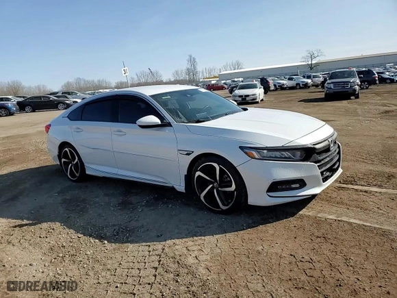 2019 Honda Accord Sedan Sport 1.5T with VIN 1HGCV1F39KA080807, listed as a Copart auction lot 47623835 with 49,463 mi miles and Salvage Title. Bid and sale history available at carsss.com. Image 14.