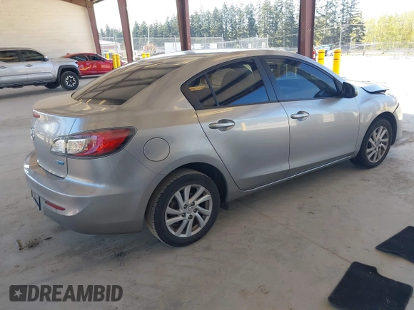 2012 Mazda Mazda3 i Touring with VIN JM1BL1V76C1595589, listed as a IAAI auction lot 42047555 with 139,427 mi miles. Bid and sale history available at carsss.com. Image 4.