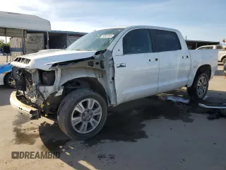 2017 Toyota Tundra Platinum z VIN 5TFAY5F12HX603609, wystawiony jako Copart lot #50657005 z przebiegiem 156 251 mil mil oraz Szkoda całkowita • Salvage title. Historia ofert i sprzedaży dostępna na DreamBid. Obrazek 1.