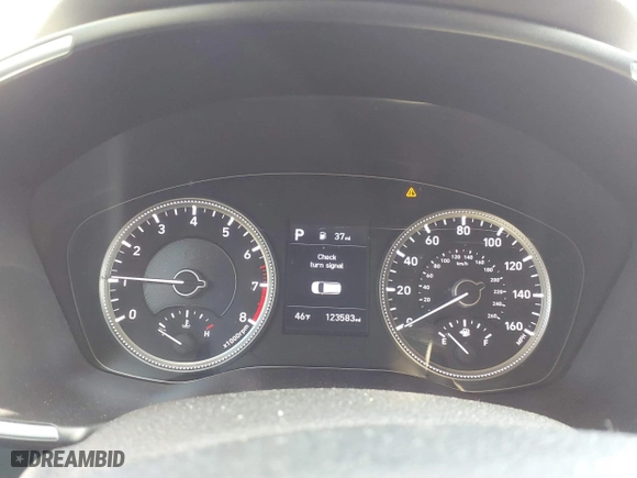 2019 Hyundai Santa Fe SE with VIN 5NMS23AD8KH009425, listed as a IAAI auction lot 41716075 with 123,583 mi miles. Bid and sale history available at carsss.com. Image 7.