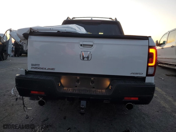 2023 Honda Ridgeline Black Edition with VIN 5FPYK3F8XPB025230, listed as a Copart auction lot 84520634 with 12,026 mi miles and Salvage Title. Bid and sale history available at carsss.com. Image 6.