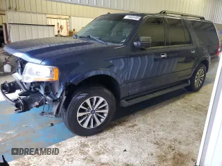 2017 Ford Expedition EL XLT with VIN 1FMJK1JT6HEA59464, listed as a Copart auction lot 45034485 with 157,135 mi miles and Salvage Title. Bid and sale history available at carsss.com. Image 1.