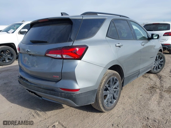 2024 Chevrolet Equinox RS with VIN 3GNAXMEG8RS130635, listed as a IAAI auction lot 41270013 with 11,968 mi miles. Bid and sale history available at carsss.com. Image 4.