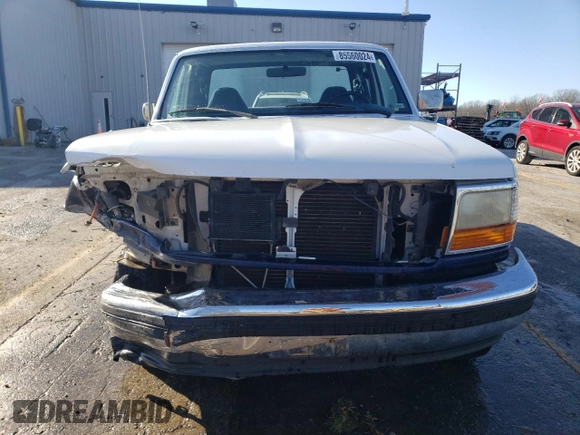 1995 Ford F-150 with VIN 1FTEX14N1SKC21501, listed as a Copart auction lot 85560024 with 178,321 mi miles and Salvage Title. Bid and sale history available at carsss.com. Image 5.