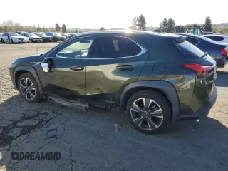 2021 Lexus UX 250h with VIN JTHX9JBH3M2044970, listed as a Copart auction lot 51663195 with 75,931 mi miles and Salvage title. Bid and sale history available at DreamBid. Image 2.
