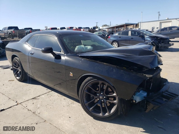 2023 Dodge Challenger R/T Scat Pack with VIN 2C3CDZFJ5PH618205, listed as a Copart auction lot 42261085 with 16,197 mi miles and Salvage Title. Bid and sale history available at carsss.com. Image 4.