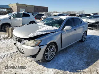 2006 Lexus IS 350 with VIN JTHBE262865000918, listed as a Copart auction lot 46040295 with 256,469 mi miles and Salvage Title. Bid and sale history available at DreamBid. Image 1.