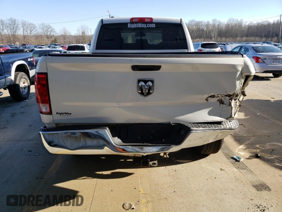 2019 Ram 1500 Tradesman with VIN 1C6RR7FGXKS618578, listed as a Copart auction lot 44181215 with 91,348 mi miles and Salvage title. Bid and sale history available at DreamBid. Image 6.