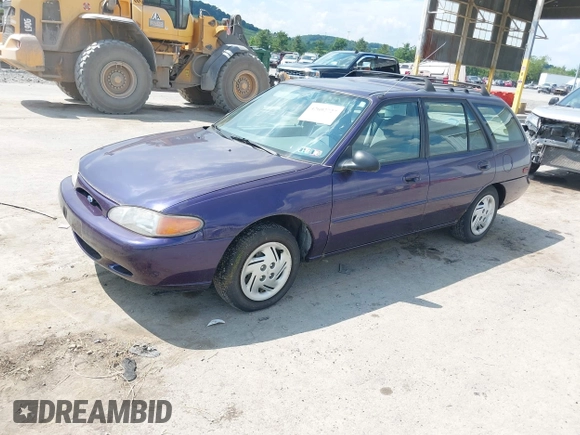 1997 Ford Escort LX with VIN 3FALP15P3VR155580, listed as a IAAI auction lot 42602727 with 38,552 mi miles and . Bid and sale history available at DreamBid. Image 2.