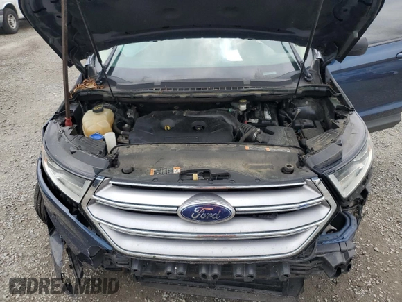 2017 Ford Edge SE with VIN 2FMPK3G99HBC01321, listed as a Copart auction lot 60413185 with 95,700 mi miles and Salvage title. Bid and sale history available at DreamBid. Image 12.