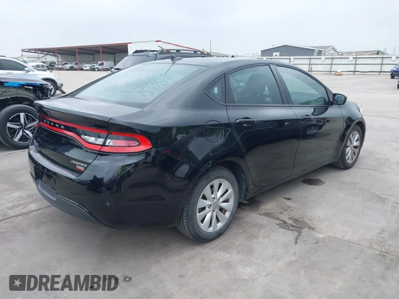 2015 Dodge Dart Aero with VIN 1C3CDFDH7FD127953, listed as a IAAI auction lot 41928230 with 103,470 mi miles. Bid and sale history available at carsss.com. Image 4.