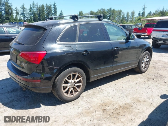 2012 Audi Q5 Premium Plus with VIN WA1LFAFP5CA094827, listed as a IAAI auction lot 42707989 with 183,135 mi miles and . Bid and sale history available at DreamBid. Image 4.