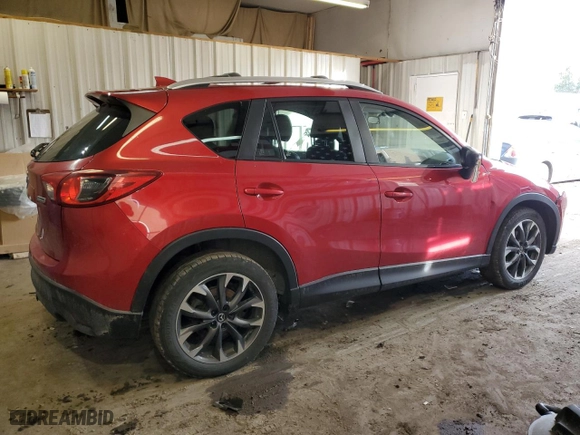 2016 Mazda CX-5 Grand Touring with VIN JM3KE4DY5G0888828, listed as a Copart auction lot 48558365 with 171,021 mi miles and Salvage Title. Bid and sale history available at carsss.com. Image 3.