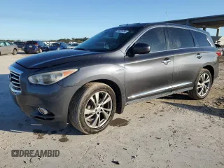 2014 Infiniti QX60 Hybrid with VIN 5N1CL0MNXEC513431, listed as a Copart auction lot 85821954 with 146,611 mi miles and Clean Title. Bid and sale history available at DreamBid. Image 1.