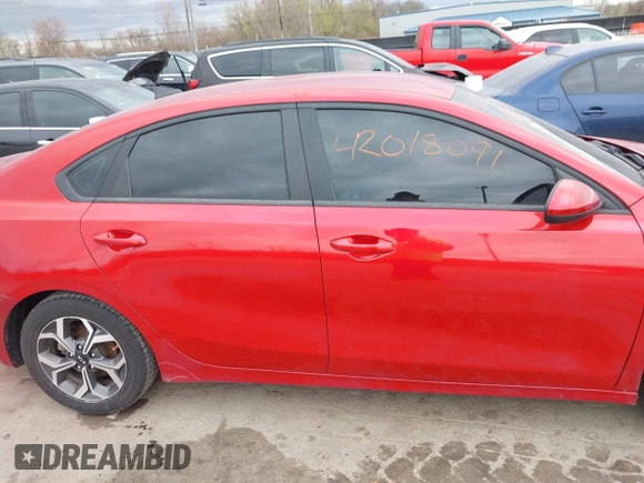 2021 Kia Forte FE with VIN 3KPF24AD9ME338197, listed as a IAAI auction lot 42018091 with 95,509 mi miles and . Bid and sale history available at carsss.com. Image 14.