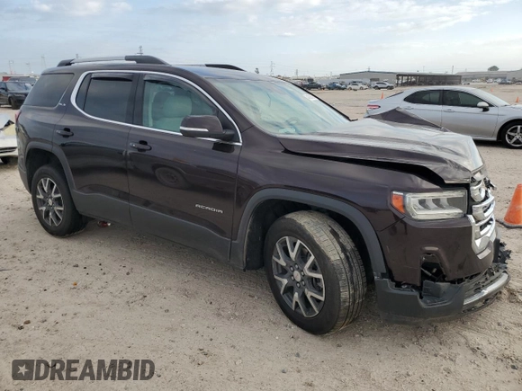 2021 GMC Acadia SLE with VIN 1GKKNKLS9MZ157731, listed as a Copart auction lot 41391635 with 64,347 mi miles and Salvage Title. Bid and sale history available at DreamBid. Image 4.