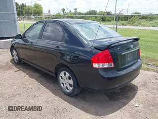 2008 Kia Spectra EX with VIN KNAFE121185519836, listed as a IAAI auction lot 42588551 with 132,221 mi miles and . Bid and sale history available at DreamBid. Image 3.