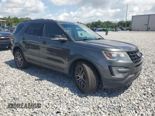 2017 Ford Explorer Sport with VIN 1FM5K8GT2HGB72298, listed as a Copart auction lot 63648375 with 162,178 mi miles and Salvage title. Bid and sale history available at DreamBid. Image 4.