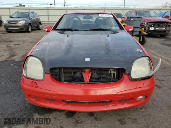 2003 Mercedes-Benz SLK 320 z VIN WDBKK65F93F271366, wystawiony jako Copart lot #81280154 z przebiegiem 186 333 mil mil oraz Szkoda całkowita • Salvage title. Historia ofert i sprzedaży dostępna na DreamBid. Obrazek 5.