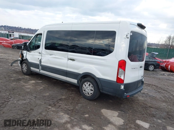 2021 Ford Transit Passenger XL with VIN 1FBAX2C82MKA32735, listed as a IAAI auction lot 41312892 with 62,053 mi miles and . Bid and sale history available at DreamBid. Image 3.