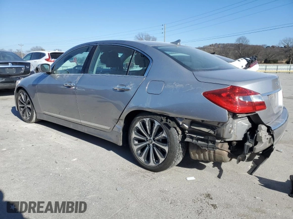 2012 Hyundai Genesis 5.0L with VIN KMHGC4DH3CU162548, listed as a Copart auction lot 83465724 with 121,836 mi miles and Salvage Title. Bid and sale history available at carsss.com. Image 2.