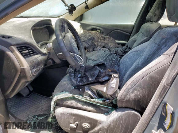 2015 Jeep Cherokee Trailhawk with VIN 1C4PJMBS9FW576340, listed as a Copart auction lot 57108045 with Not provided miles and Non repairable. Bid and sale history available at DreamBid. Image 7.