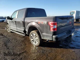 2018 Ford F-150 XL with VIN 1FTEW1EG4JFC11412, listed as a Copart auction lot 42422455 with 87,778 mi miles and Salvage Title. Bid and sale history available at carsss.com. Image 2.