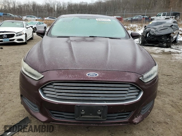 2013 Ford Fusion S with VIN 3FA6P0G73DR138765, listed as a Copart auction lot 87847235 with 53,958 mi miles and Salvage Title. Bid and sale history available at carsss.com. Image 5.