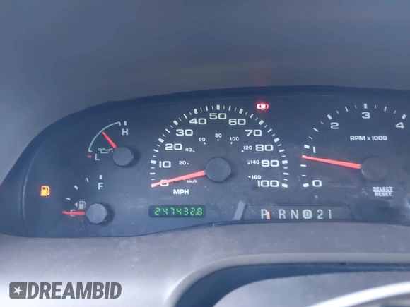 2004 Ford Excursion Special Serv with VIN 1FMNU41LX4EB42063, listed as a IAAI auction lot 41829379 with 247,432 mi miles and . Bid and sale history available at DreamBid. Image 7.