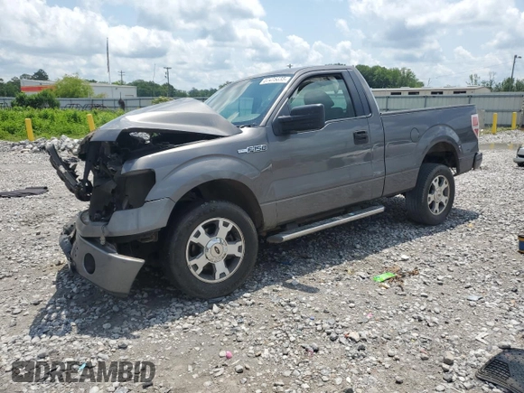 2009 Ford F-150 XL with VIN 1FTRF12W19KB34000, listed as a Copart auction lot 57475655 with Not provided miles and Salvage title. Bid and sale history available at DreamBid. Image 1.