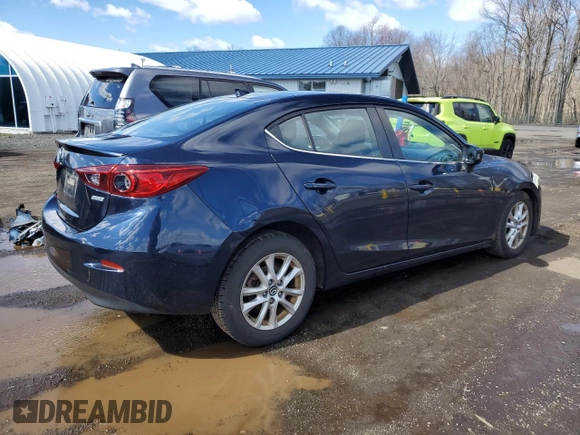 2016 Mazda 3 i Grand Touring with VIN JM1BM1X78G1344623, listed as a Copart auction lot 50244935 with 94,832 mi miles and Salvage title. Bid and sale history available at DreamBid. Image 2.