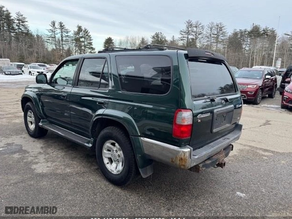 2000 Toyota 4Runner SR5 with VIN JT3HN86R2Y0263096, listed as a IAAI auction lot 41649205 with 284,195 mi miles. Bid and sale history available at carsss.com. Image 3.