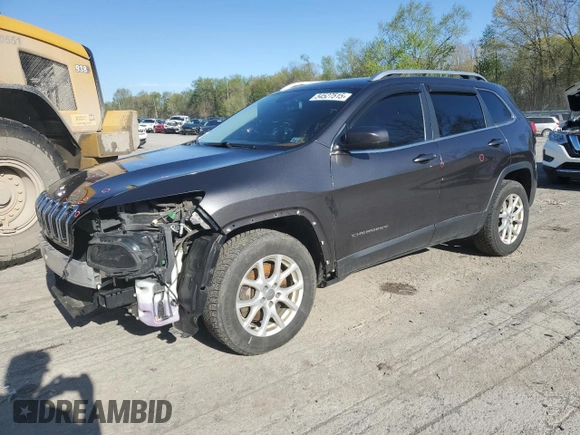 2015 Jeep Cherokee Latitude with VIN 1C4PJMCB6FW541625, listed as a Copart auction lot 54527515 with 120,997 mi miles and Salvage Title. Bid and sale history available at carsss.com. Image 1.