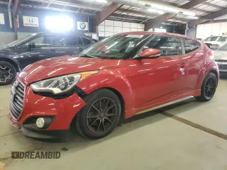 2015 Hyundai Veloster Turbo with VIN KMHTC6AEXFU230692, listed as a Copart auction lot 60303585 with 94,085 mi miles and Clean title. Bid and sale history available at DreamBid. Image 1.