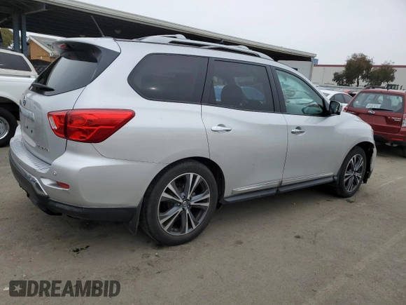 2017 Nissan Pathfinder SL with VIN 5N1DR2MN5HC655530, listed as a Copart auction lot 44841365 with 72,954 mi miles and Salvage title. Bid and sale history available at DreamBid. Image 3.