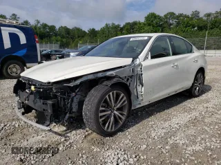 2022 Infiniti Q50 Sensory with VIN JN1EV7CR6NM341660, listed as a Copart auction lot 59622755 with 32,466 mi miles and Salvage title. Bid and sale history available at DreamBid. Image 1.