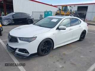 2019 Acura TLX w/A-Spec Pkg with VIN 19UUB1F60KA006344, listed as a IAAI auction lot 41429268 with 113,805 mi miles. Bid and sale history available at carsss.com. Image 2.