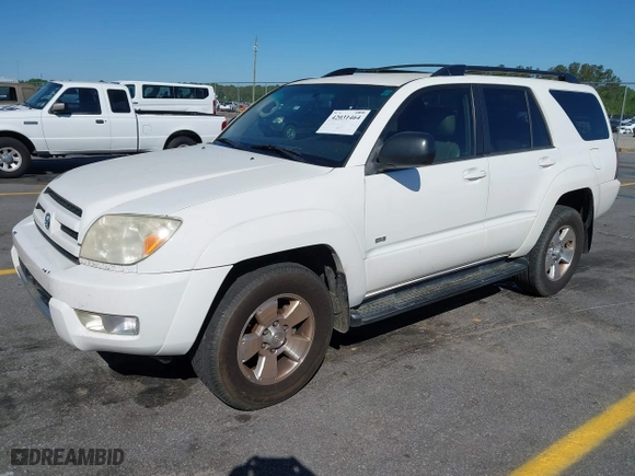 2003 Toyota 4Runner SR5 with VIN JTEZU14R038009325, listed as a IAAI auction lot 42031464 with 282,463 mi miles. Bid and sale history available at carsss.com. Image 2.