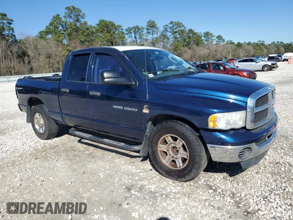 2004 Dodge Ram 2500 SLT with VIN 3D7KA28C14G200747, listed as a Copart auction lot 44989215 with 249,340 mi miles and Clean Title. Bid and sale history available at carsss.com. Image 4.