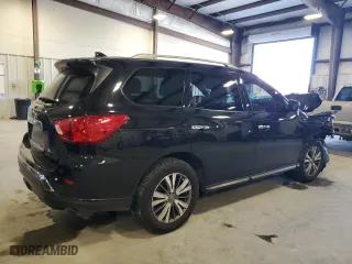 2020 Nissan Pathfinder SL with VIN 5N1DR2CN0LC581976, listed as a Copart auction lot 84391984 with 80,814 mi miles and Salvage Title. Bid and sale history available at carsss.com. Image 3.