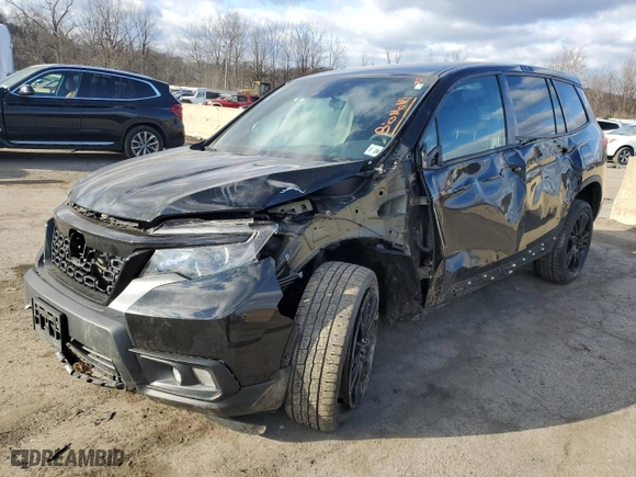 2019 Honda Passport Sport with VIN 5FNYF8H26KB020795, listed as a Copart auction lot 87720415 with 0 mi miles and Salvage Title. Bid and sale history available at carsss.com. Image 1.