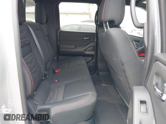 2024 Nissan Frontier SV with VIN 1N6ED1EK2RN630822, listed as a IAAI auction lot 42295643 with 15,548 mi miles and . Bid and sale history available at DreamBid. Image 8.